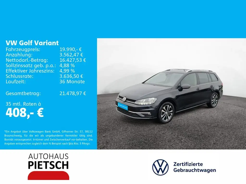 Main__Slider__Photo:Volkswagen Golf VII Variant 1.5 TSI IQ.Drive DSG AHK LED 03/2020-1