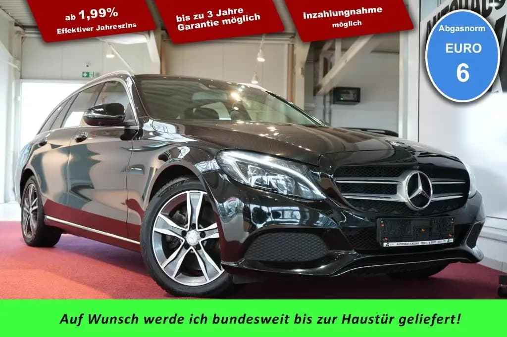 Main__Slider__Photo:Mercedes-Benz C-Class 300 T 7G Avantgarde*LED*Navi*Kamera*AHK*Pano* 06/2016-0