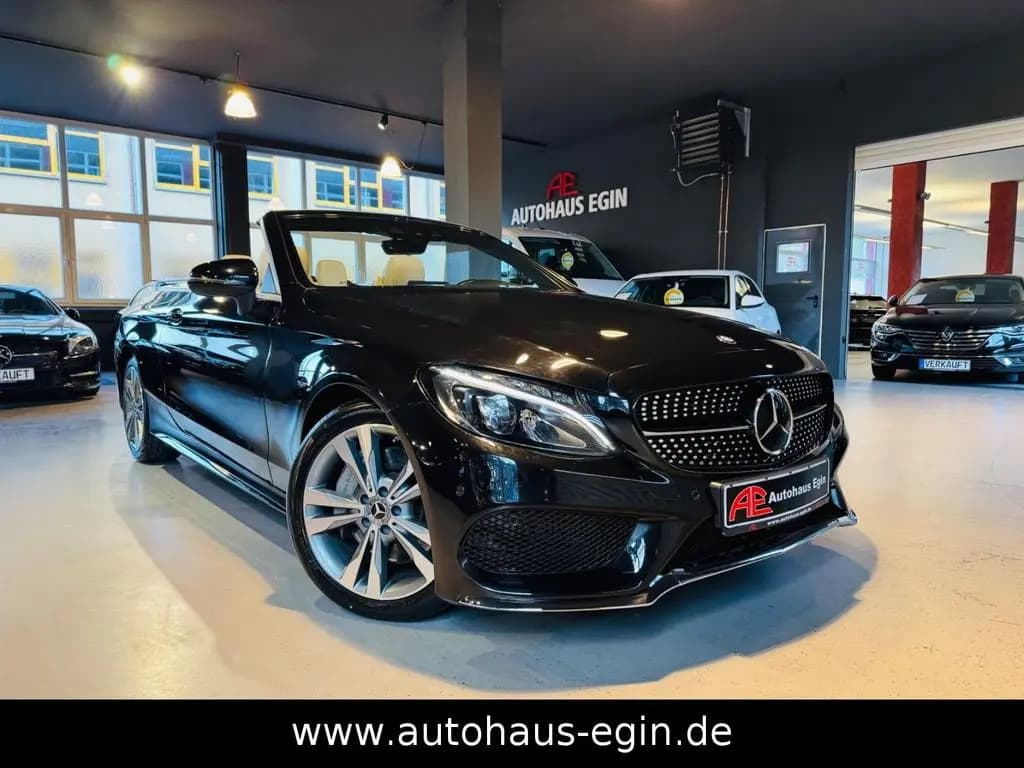 Main__Slider__Photo:Mercedes-Benz C-Class 300 Cabrio AMG KAMERA NAVI LED LEDER PDC Garan 10/2016-0
