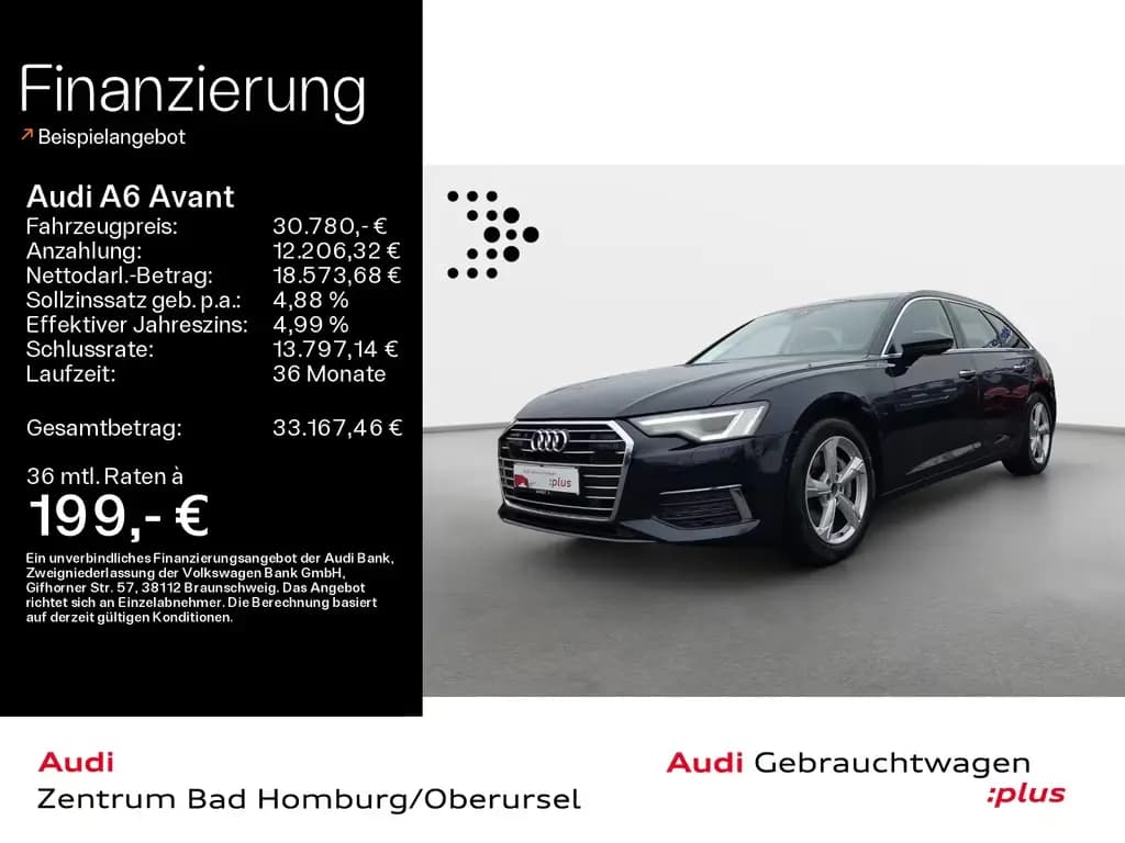 Main__Slider__Photo:Audi A6 Avant Design 50 TDI quattro*Navi*Matrix*AHK*P 11/2021-0