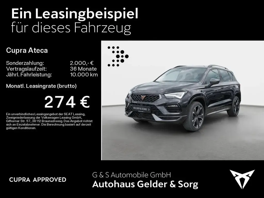 Main__Slider__Photo:Cupra Ateca 2.0 TSI AHK*LED*RFK*ACC*AppConnect*Allrad 03/2025-1