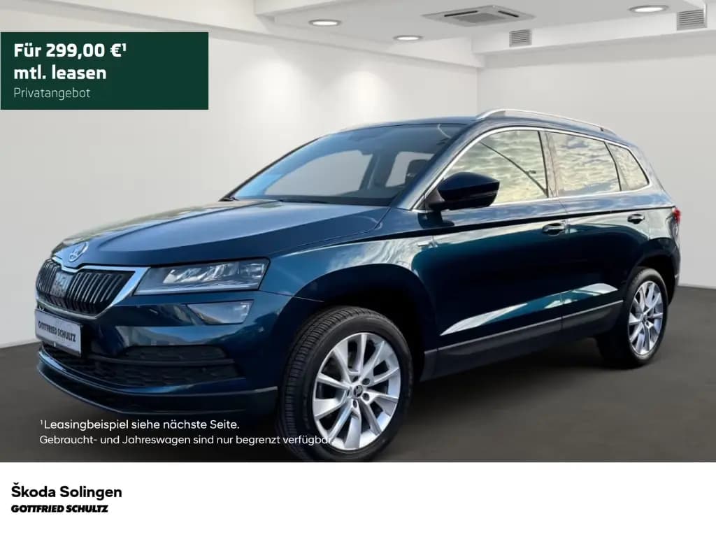 Main__Slider__Photo:Skoda Karoq 2.0 TDI 4x4 Clever DSG   AHK   Standheizun 01/2022-0