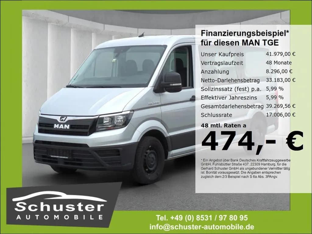 Main__Slider__Photo:MAN TGE 3.140 9-Sitzer TDI*R-Kam 3-Zon-Klima Bluetoo 05/2023-0
