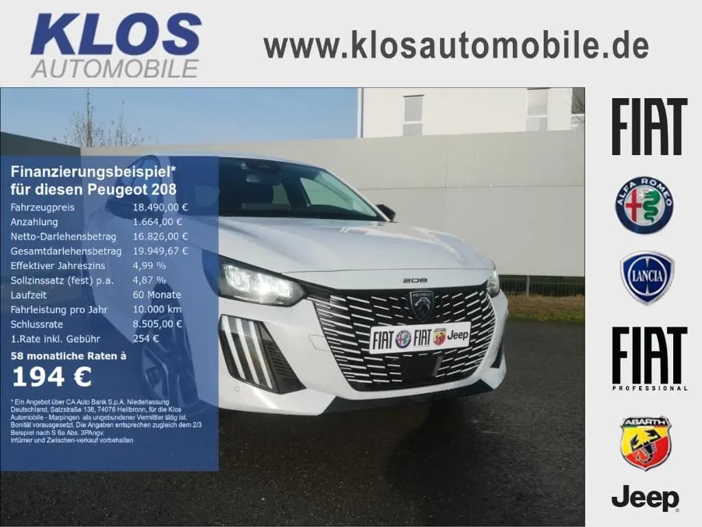 Main__Slider__Photo:Peugeot 208 ALLURE PureTech 1.2 100 PS MT6 PDC APPLE CAR 11/2025-0
