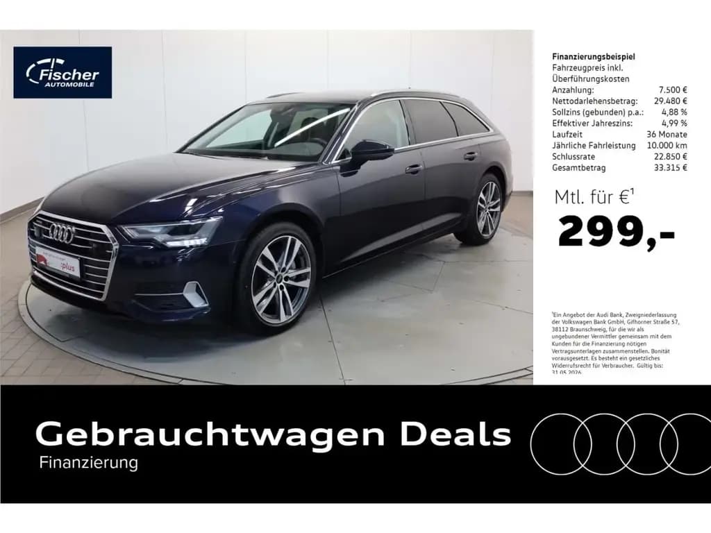 Main__Slider__Photo:Audi A6 Avant 45 TFSI quattro Sport Pano/AHK/LED/RFK 01/2023-0