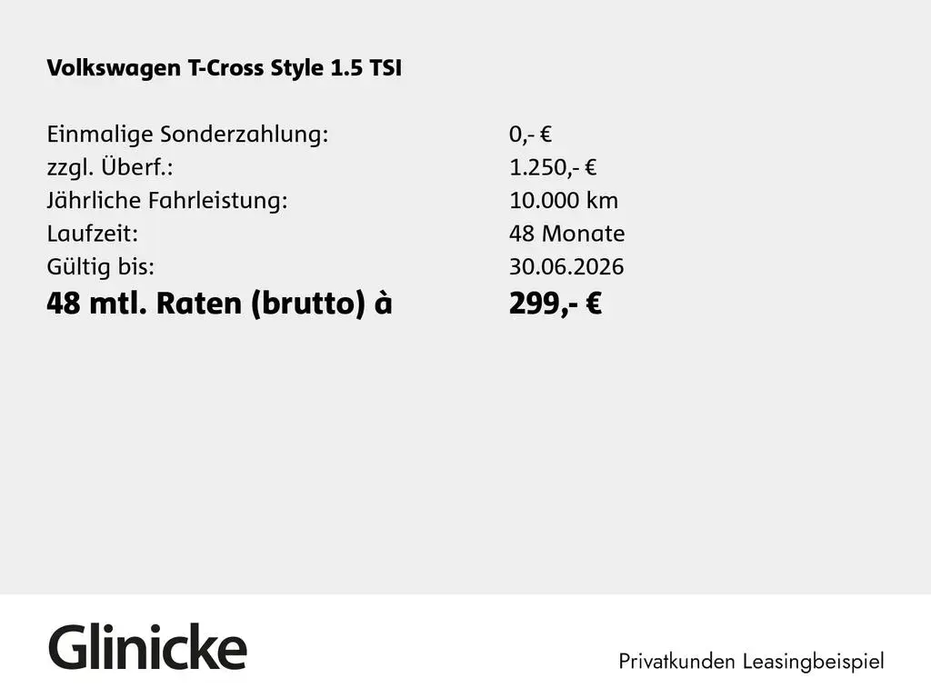 Main__Slider__Photo:Volkswagen T-Cross Style 1.5 TSI ACT (150 PS) DSG | AHK null-1