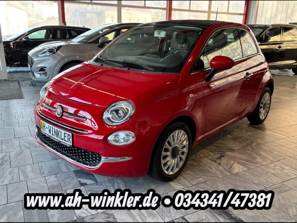 Main__Slider__Photo:Fiat 500 Lounge 105 PS*Klimaa.*Schiebedach*Bluetooth 01/2017-0