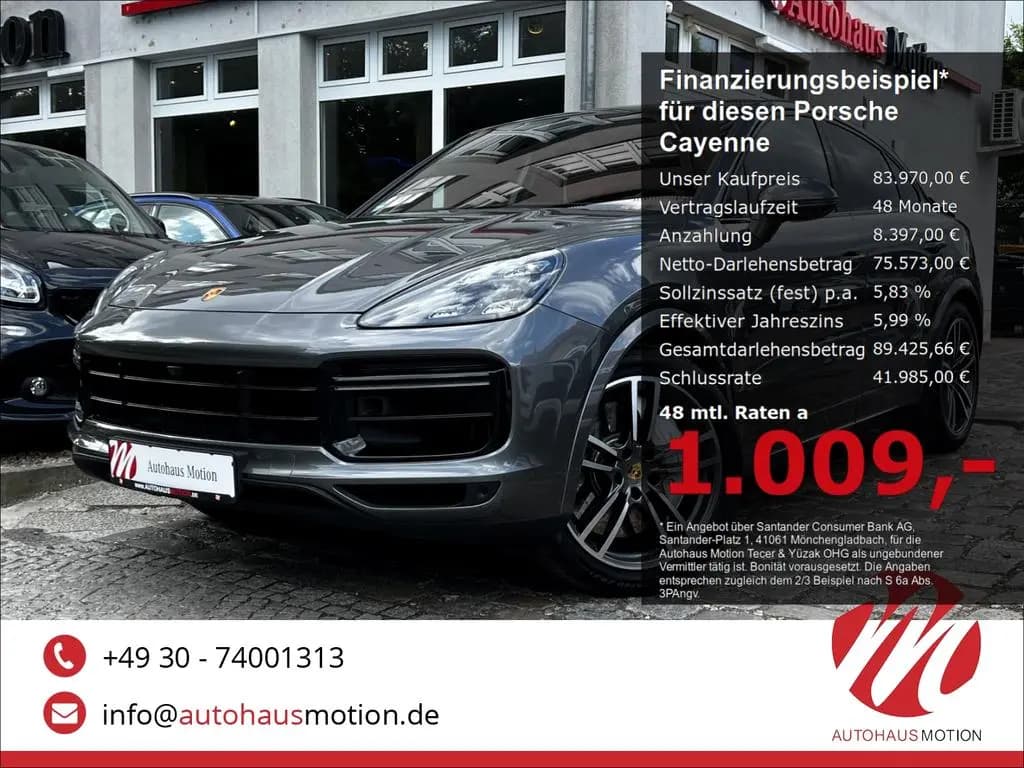 Main__Slider__Photo:Porsche Cayenne Coupe Turbo CHRONO MATRIX PANO 360° BUR- 11/2019-0