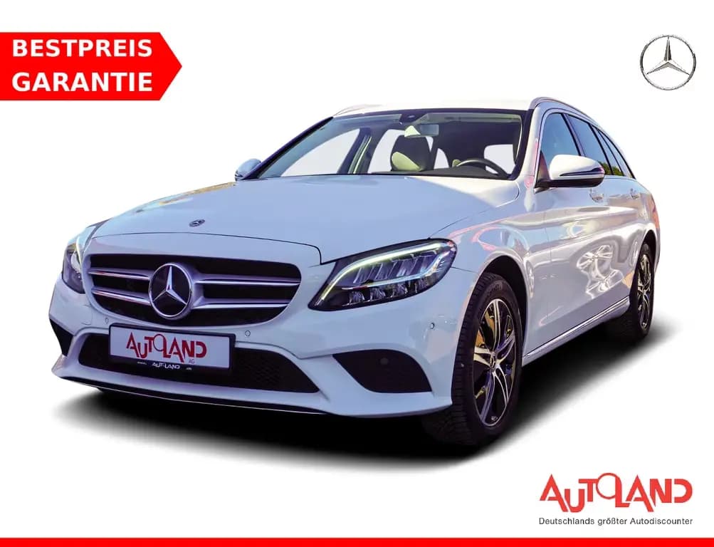Main__Slider__Photo:Mercedes-Benz C 220 C220 T-Modell d4Matic Avantgarde LED Kamera Navi 07/2020-0