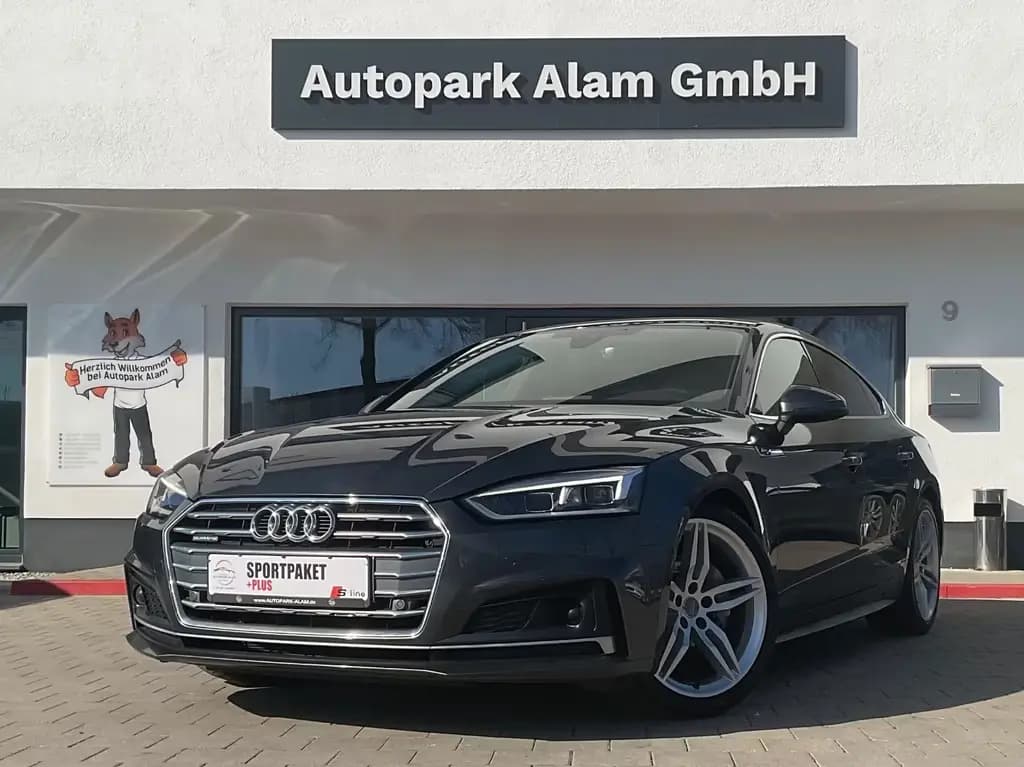 Main__Slider__Photo:Audi A5 Sportback 40 TDI Quattro  S-Line LED ACC ViCo 02/2019-0