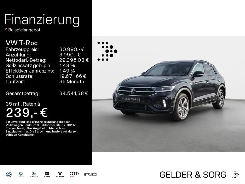 Main__Slider__Photo:Volkswagen T-Roc R-Line TSI *Leder*Sportsitze*RFK*CarPlay* 04/2025-0