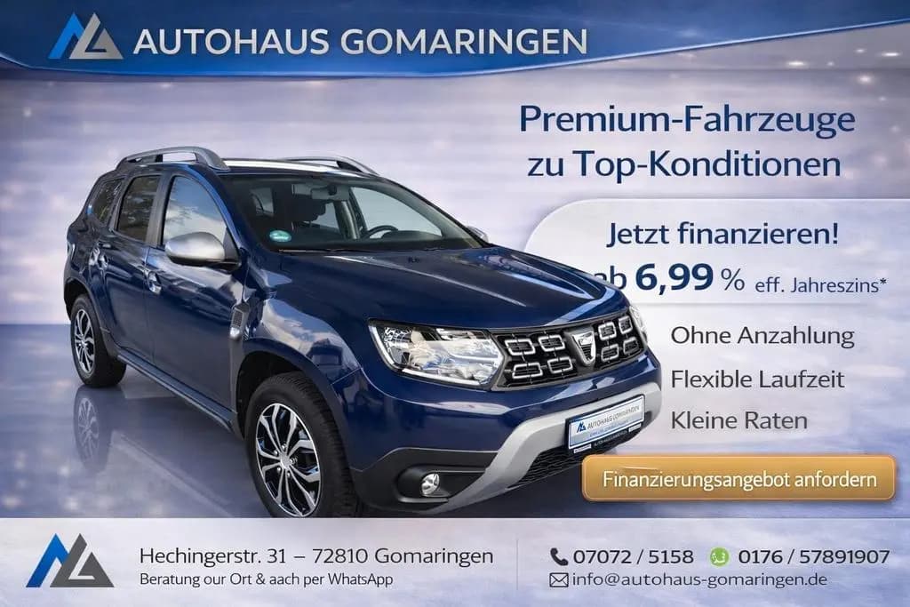 Main__Slider__Photo:Dacia Duster II Prestige*AHK*NAVI*KAMERA*1.Hand* 04/2019-0