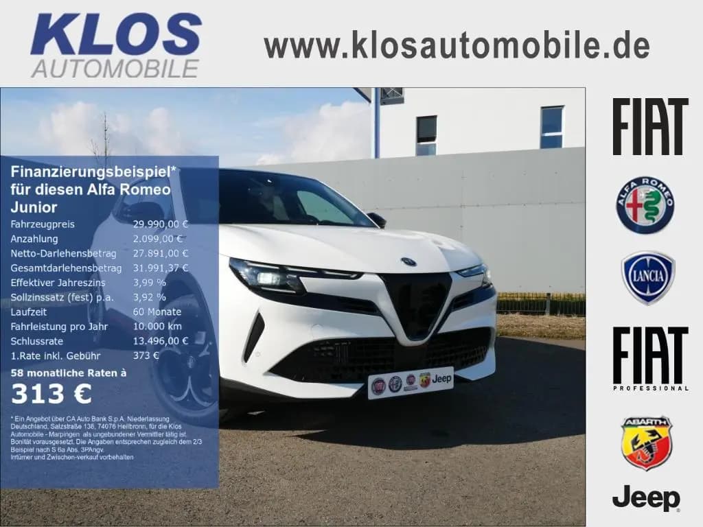 Main__Slider__Photo:Alfa Romeo Junior IBRIDA SPECIALE 1.2 VGT 145PS DCT6 SCHIEB 07/2025-0