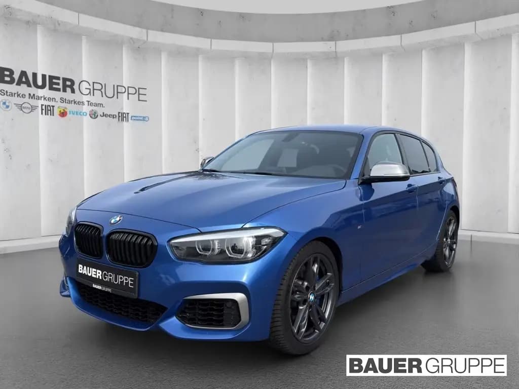 Main__Slider__Photo:BMW M140 Special Edition Blau Matt LED H/K Navi PDC 07/2019-0