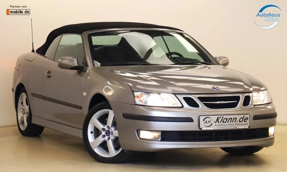 Main__Slider__Photo:Saab 9-3 2.0T 209PS Cabrio Vector Tempomat Leder SHZ 03/2006-0