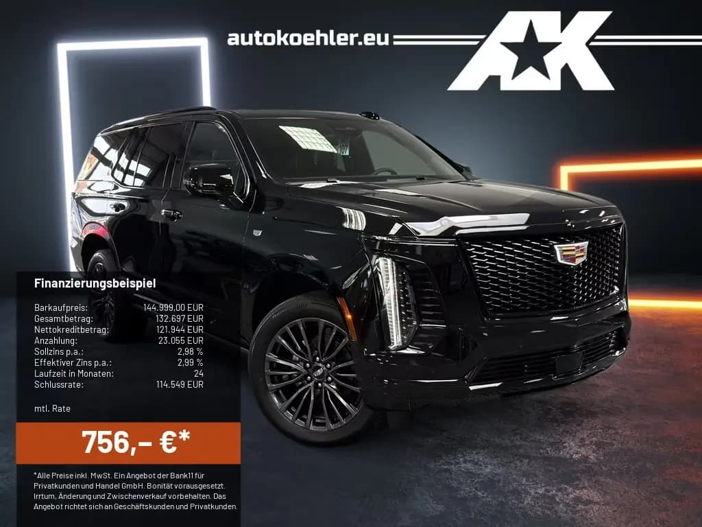 Main__Slider__Photo:Cadillac Escalade Sport Platinum Black SUV 2026 22" AKG V null-0