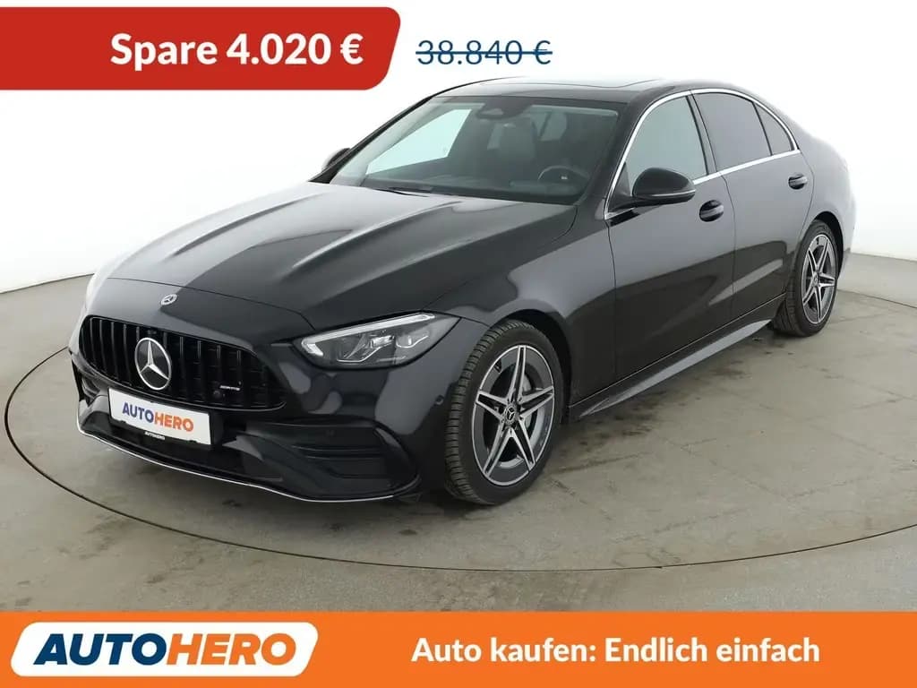 Main__Slider__Photo:Mercedes-Benz C-Class C-Klasse C 220 d AMG Line Aut.*NAVI*LED*TEMP*CAM 01/2023-0