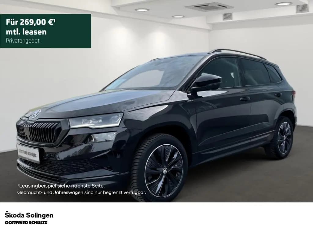 Main__Slider__Photo:Skoda Karoq 1.5 TSI Sportline DSG   AHK   Pano   Kamer 02/2025-0