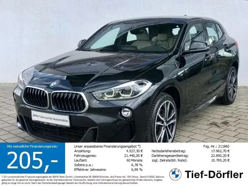 Main__Slider__Photo:BMW X2 sDrive20d M Sport LED/NAVI+/HUD/LHZ/TEMPO/SAG 12/2019-0
