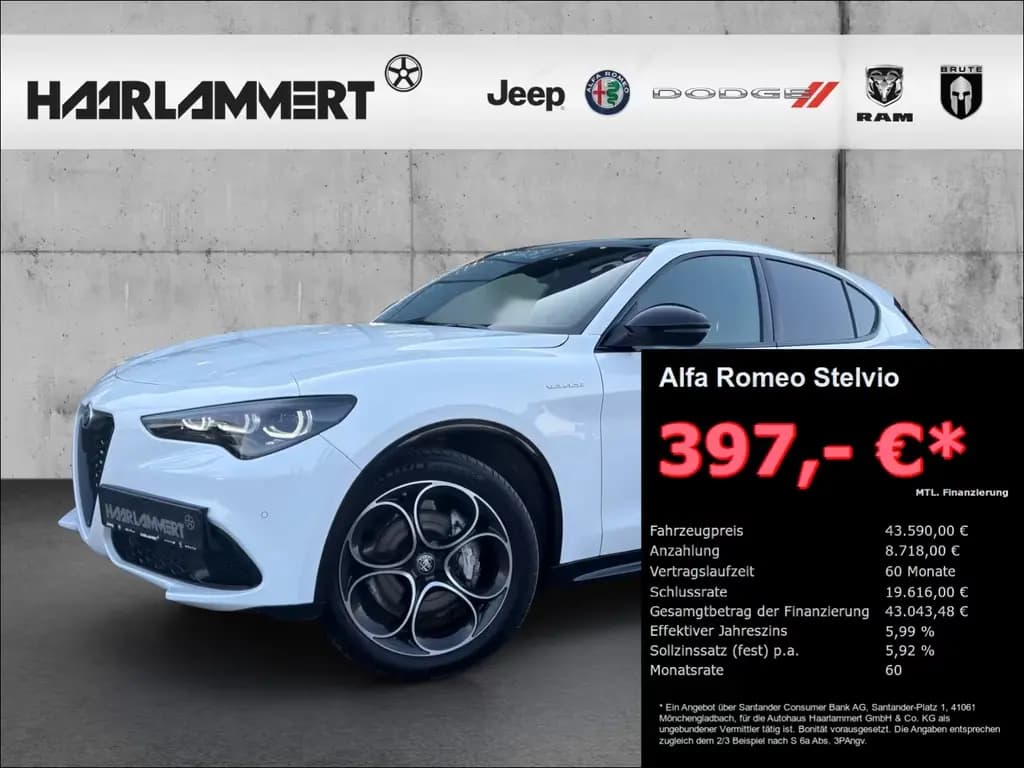 Main__Slider__Photo:Alfa Romeo Stelvio Veloce PANORAMA+AHK+ACC+NAVI+CARPLAY+KAM 01/2024-0