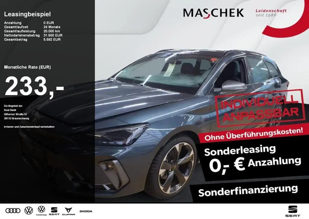 Main__Slider__Photo:Cupra Leon ST Sonderleasing 1.5 eTSI Navi RearView Sit 07/2025-0