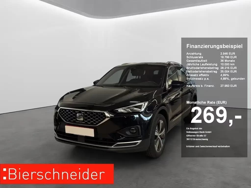 Main__Slider__Photo:Seat Tarraco 1.5 TSI DSG Xcellence 7 Sitze+AHK+Navi+B 03/2022-0
