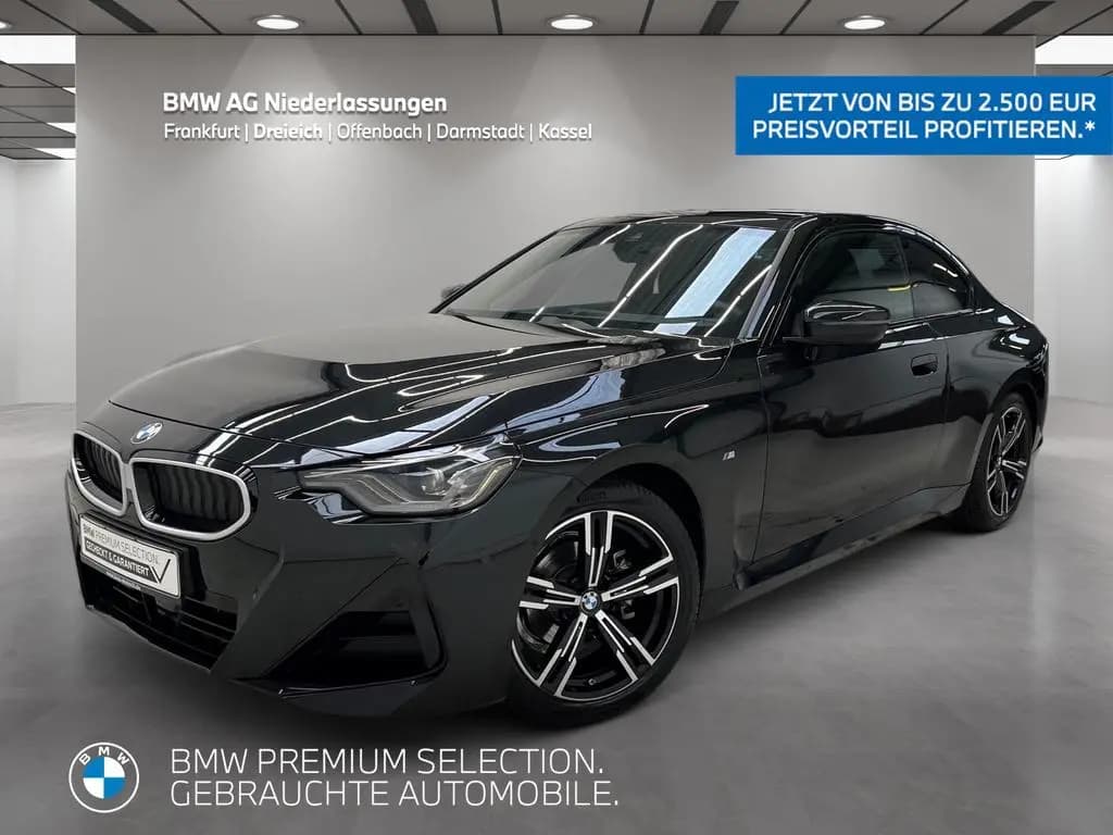 Main__Slider__Photo:BMW 218 i Coupé M Sport Navi AHK Kamera HiFi LED 06/2025-0