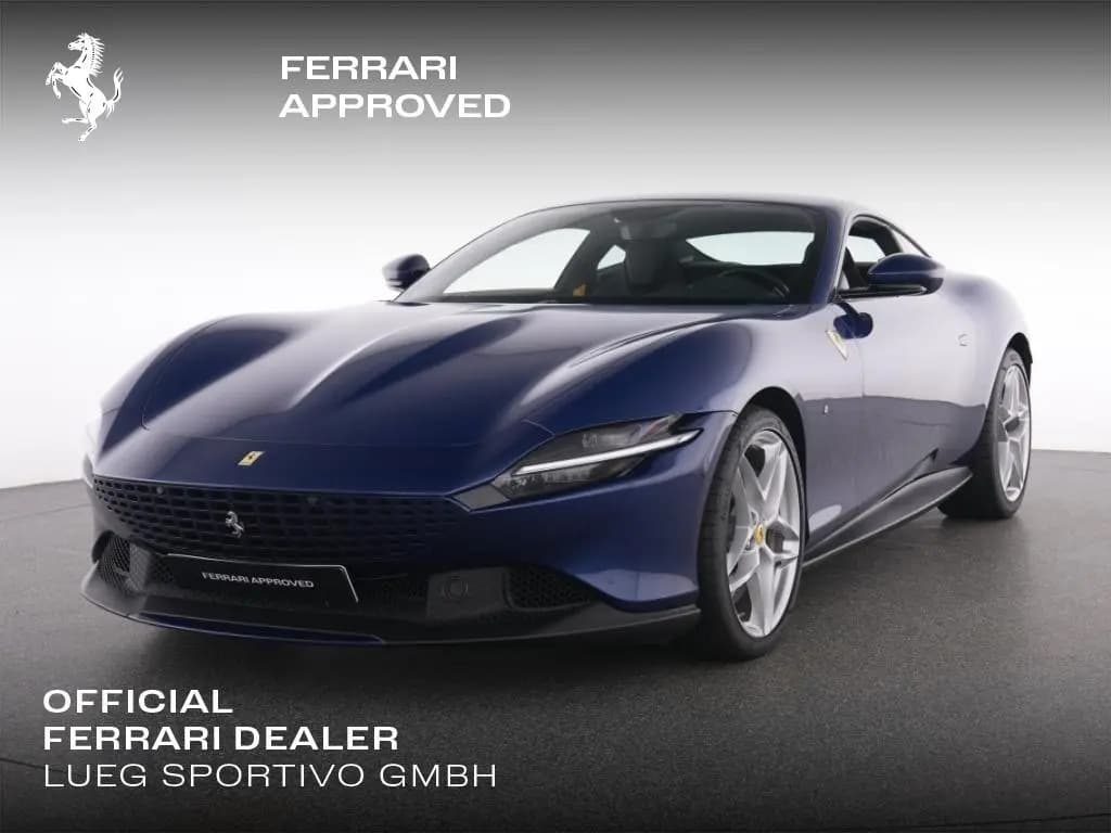 Main__Slider__Photo:Ferrari Roma Scuderia Logo - Sitzbelüftung 08/2022-0
