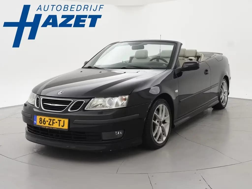 Main__Slider__Photo:Saab 9-3 Cabrio 2.0T 210 PK AERO AUT. + LEDER | TREKH 12/2003-0