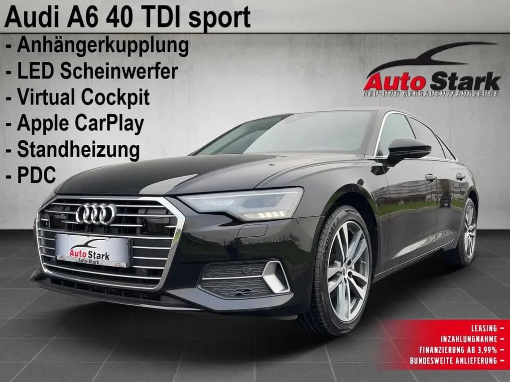 Main__Slider__Photo:Audi A6 40 TDI sport°Virtual°ACC°AHK°Standhzg.°Apple° 08/2019-0
