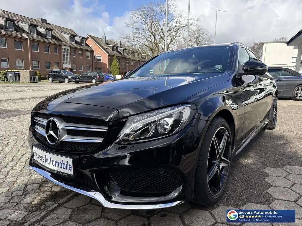 Main__Slider__Photo:Mercedes-Benz C-Class 200 T Edition AMG 9G-Tronic Pano Leder AHK Nav 02/2018-0