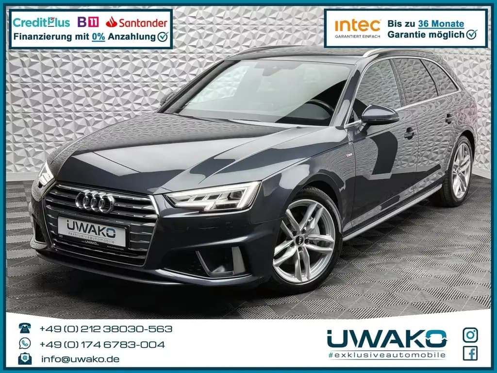 Main__Slider__Photo:Audi A4 40 TDI S-LINE MATRIX/ACC/KEYL/PANO/VIRTUAL/R-CAM 10/2019-0