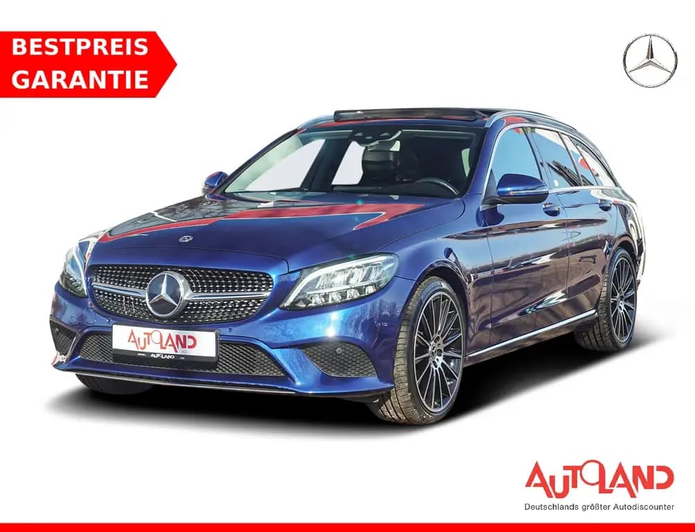 Main__Slider__Photo:Mercedes-Benz C 180 C180 T-Modell CGI Avantgarde Aut LED Navi Kamera 09/2019-0