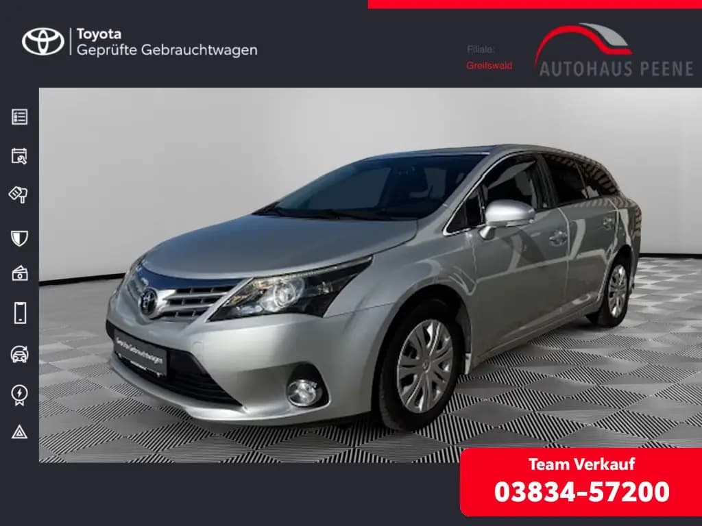 Main__Slider__Photo:Toyota Avensis Kombi 2.0 Edition SHZ KAMERA FACEL. 03/2015-0