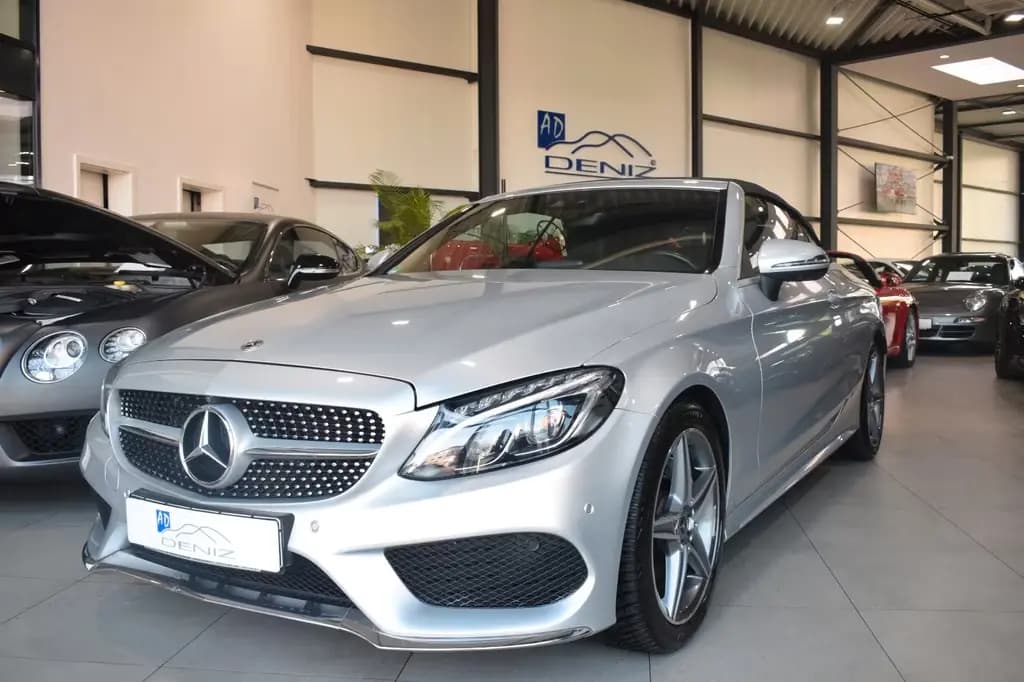 Main__Slider__Photo:Mercedes-Benz C-Class 200 Cabrio *AMG-Line* TopZustand 02/2018-0