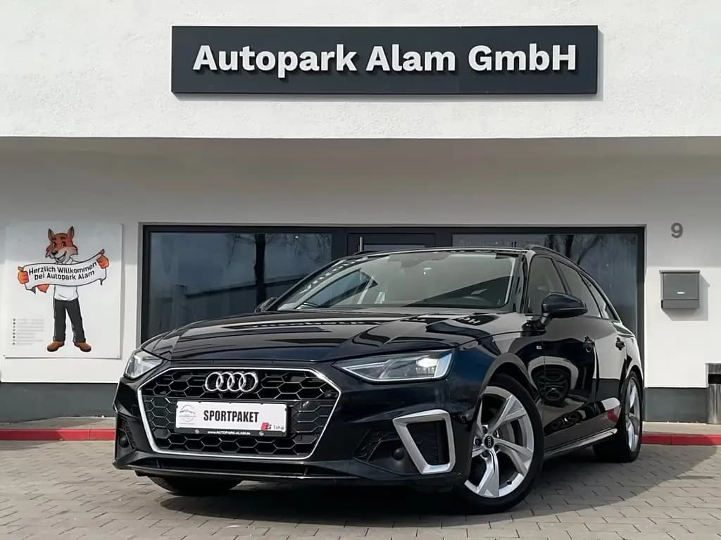 Main__Slider__Photo:Audi A4 Av. 40 TDI S line S-Tr. LED Navi ACC Lane 11/2021-0