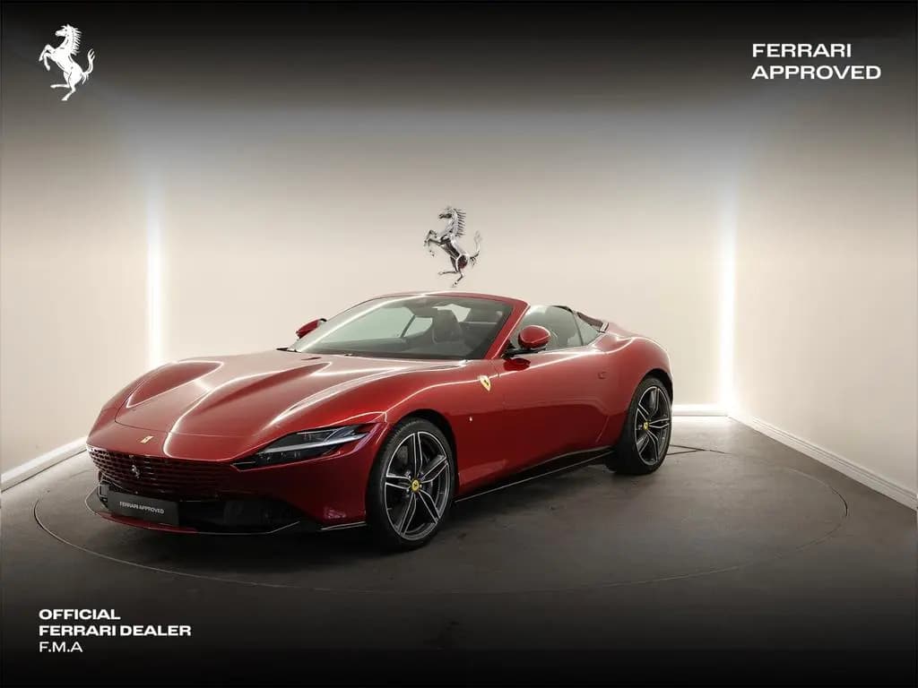 Main__Slider__Photo:Ferrari Roma Spider / RossoCalifornia / Ferrari Approved 09/2024-0