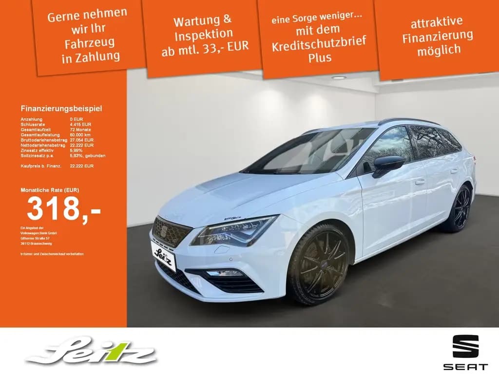 Main__Slider__Photo:Seat Leon ST 2.0 TSI DSG 300 4Drive Navi. Einparkhilf 02/2020-0