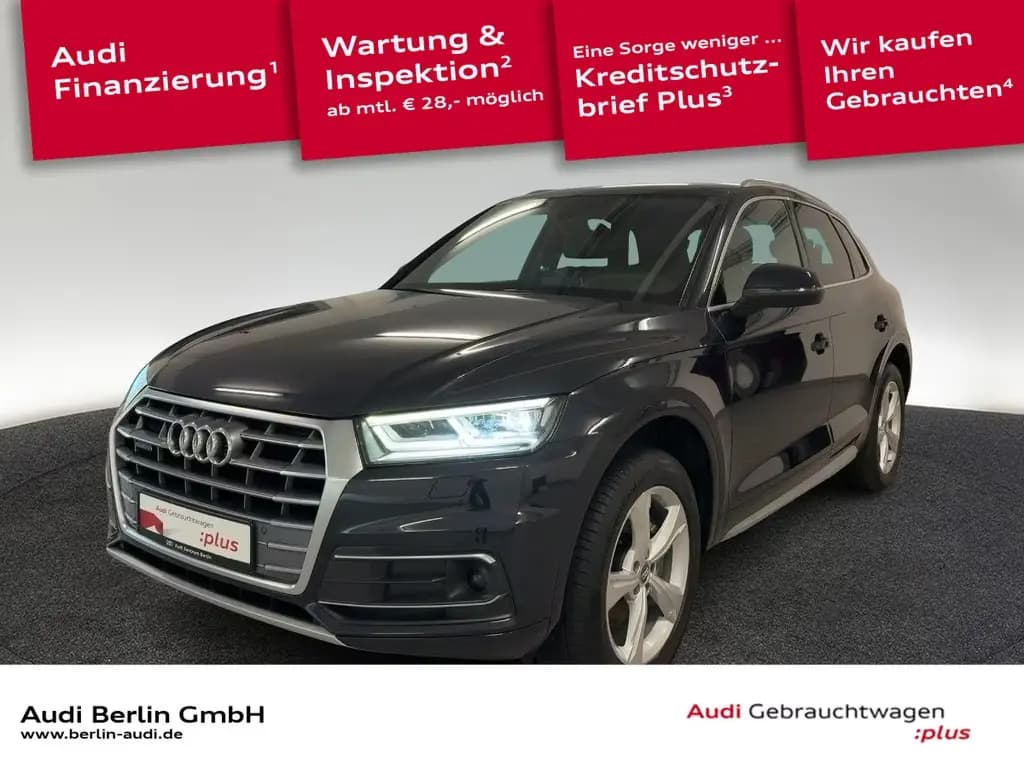 Main__Slider__Photo:Audi Q5 Sport 40 TDI qu. S tr. STDHZG RFK SIDE B&O 10/2019-0