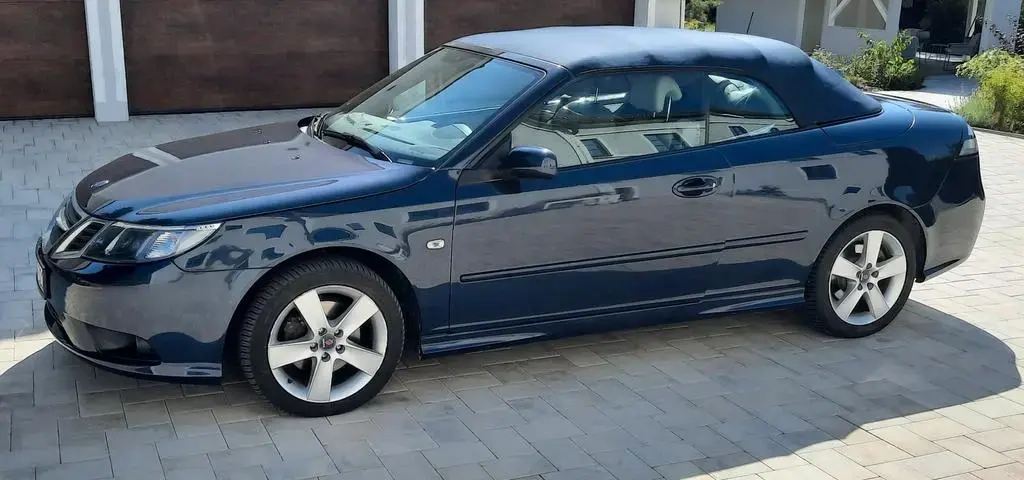 Main__Slider__Photo:Saab 9-3 Cabrio 2.0 Vector dunkelblau / beige 09/2008-1