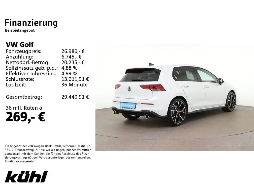 Main__Slider__Photo:Volkswagen Golf 8 VIII GTI 2.0 TSI DSG LED+/ ACC/App/Navi 02/2022-1