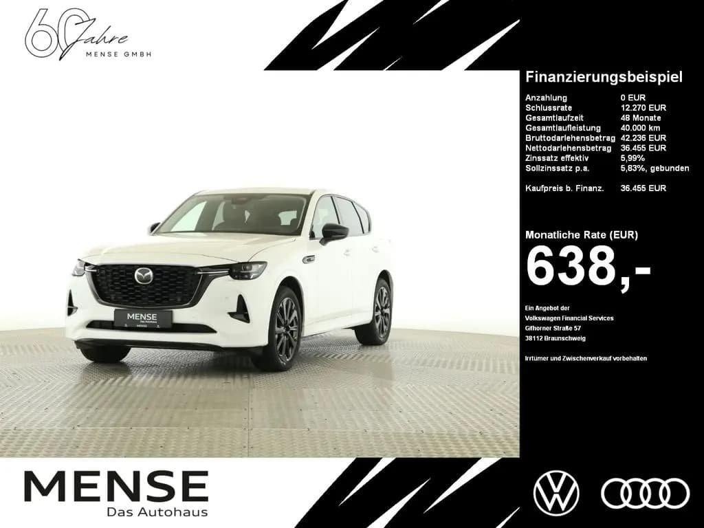 Main__Slider__Photo:Mazda CX-60 2.5 e-SKYACTIV-PHEV Homura Bose|HUD|Pano 03/2023-0