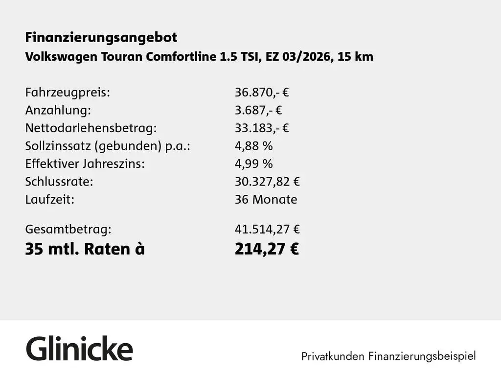 Main__Slider__Photo:Volkswagen Touran Comfortline 1.5 TSI (150 PS) DSG | 7-Si. 03/2026-1