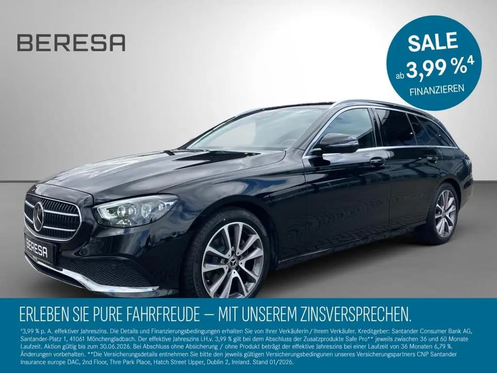 Main__Slider__Photo:Mercedes-Benz E-Class 200 d T Avantgarde Widescreen MBUX AHK Kamera 10/2020-0