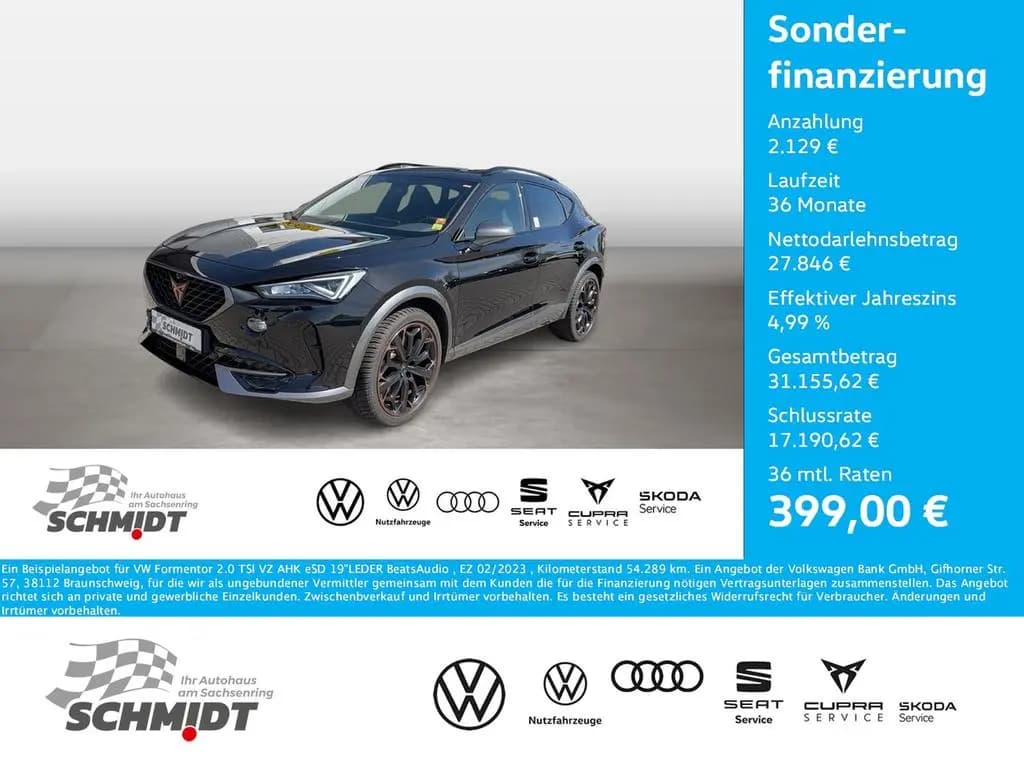 Main__Slider__Photo:Cupra Formentor 2.0 TSI VZ AHK eSD 19"LEDER BeatsAudio 02/2023-0