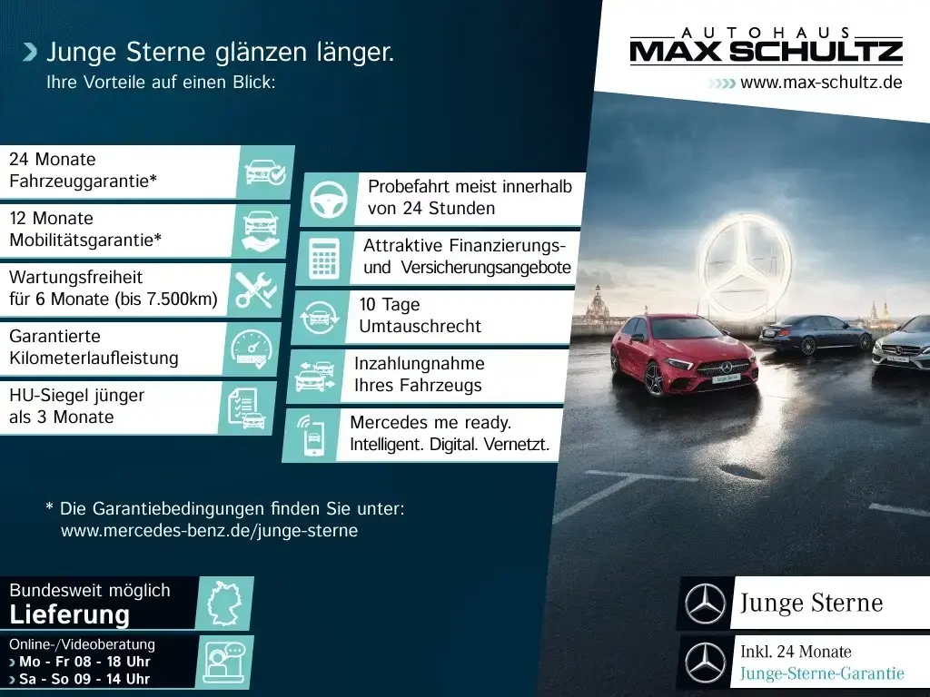 Main__Slider__Photo:Mercedes-Benz A 200 Kompaktlimousine AMG Line*Night Paket*LED 06/2025-1
