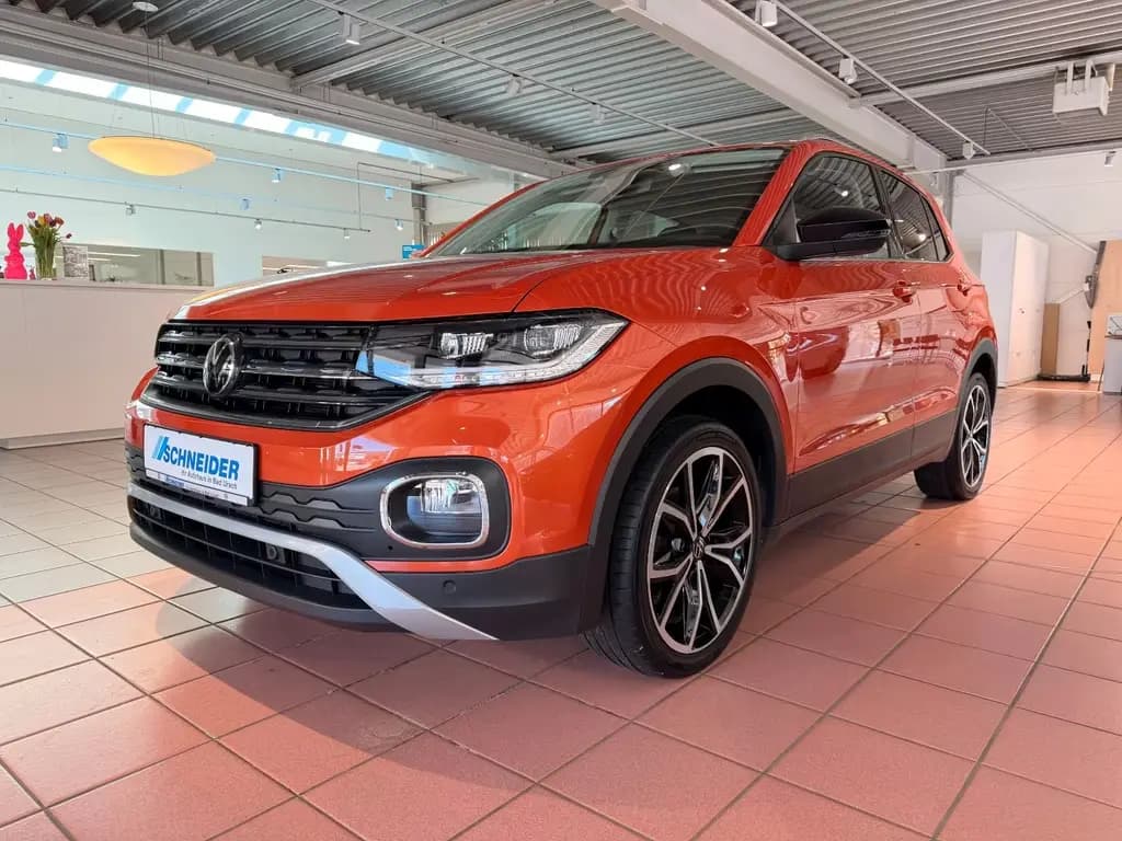 Main__Slider__Photo:Volkswagen T-Cross 1.0 Style*AHK*NAVI*LED*RÜCKFAHRK*BLINDS 02/2022-0