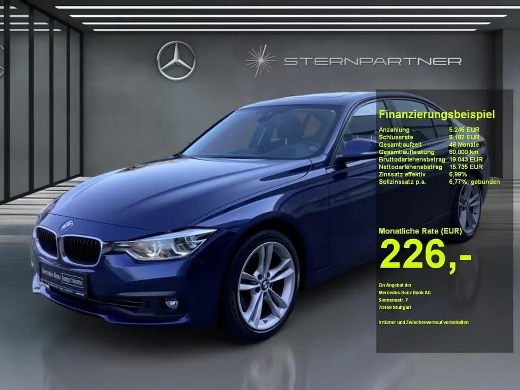 Main__Slider__Photo:BMW 3 Series 330i SDach+HuD+Leder+NAVI+AUT+Distr+Facelift 09/2018-0