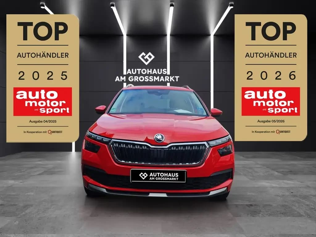 Main__Slider__Photo:Skoda Kamiq Style LED ACC CarPlay SHZ 8-fach 06/2020-0