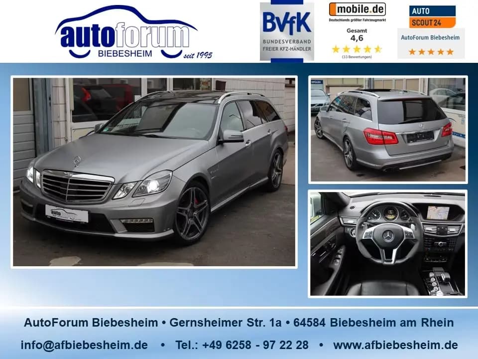 Main__Slider__Photo:Mercedes-Benz E 63 AMG T Exklusiv Nachtsicht*Panorama*Distroni 11/2011-0